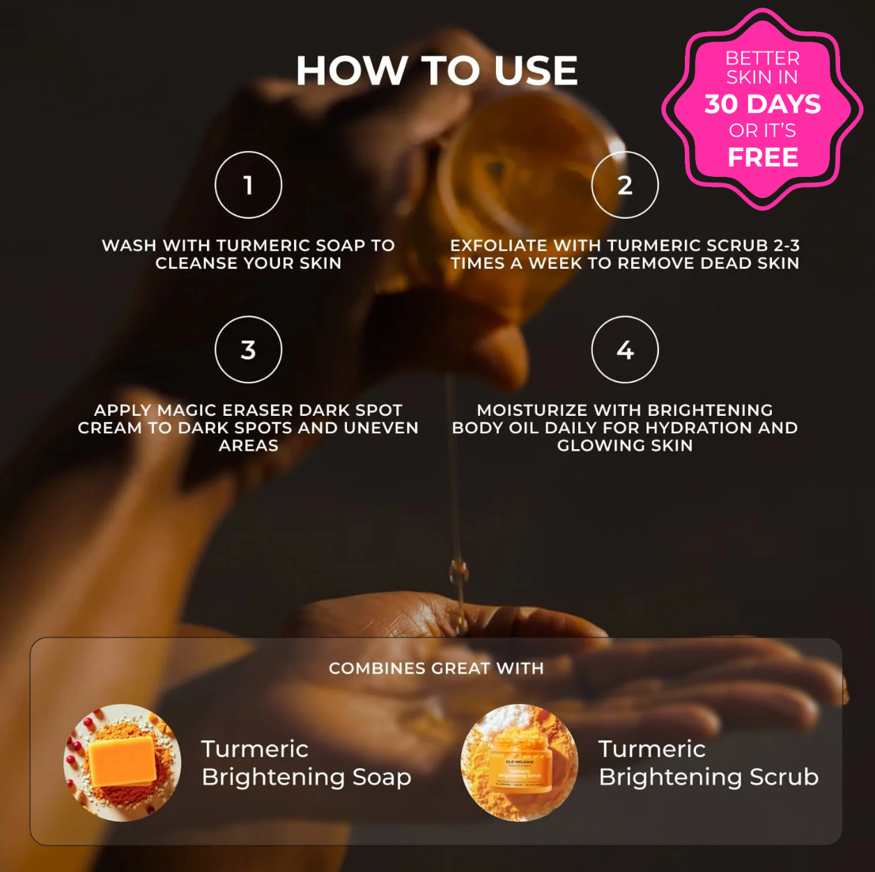 Brightening Body Oil (dark spots + marks)