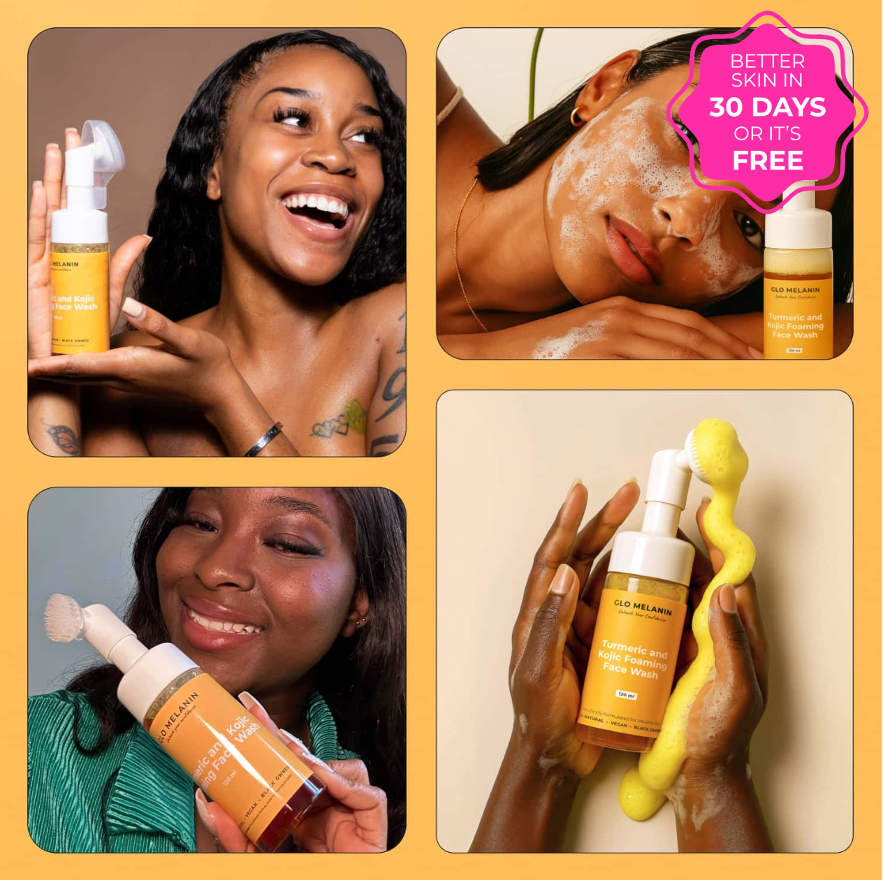 Turmeric and Kojic Foaming Face Wash